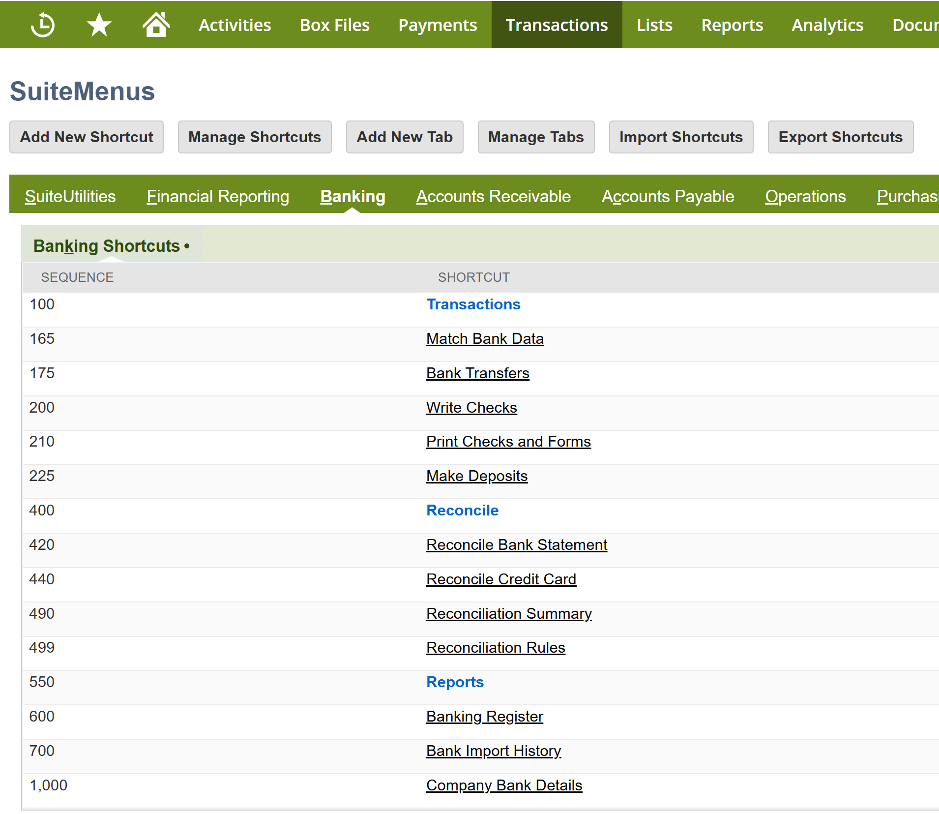 SuiteMenus screenshot